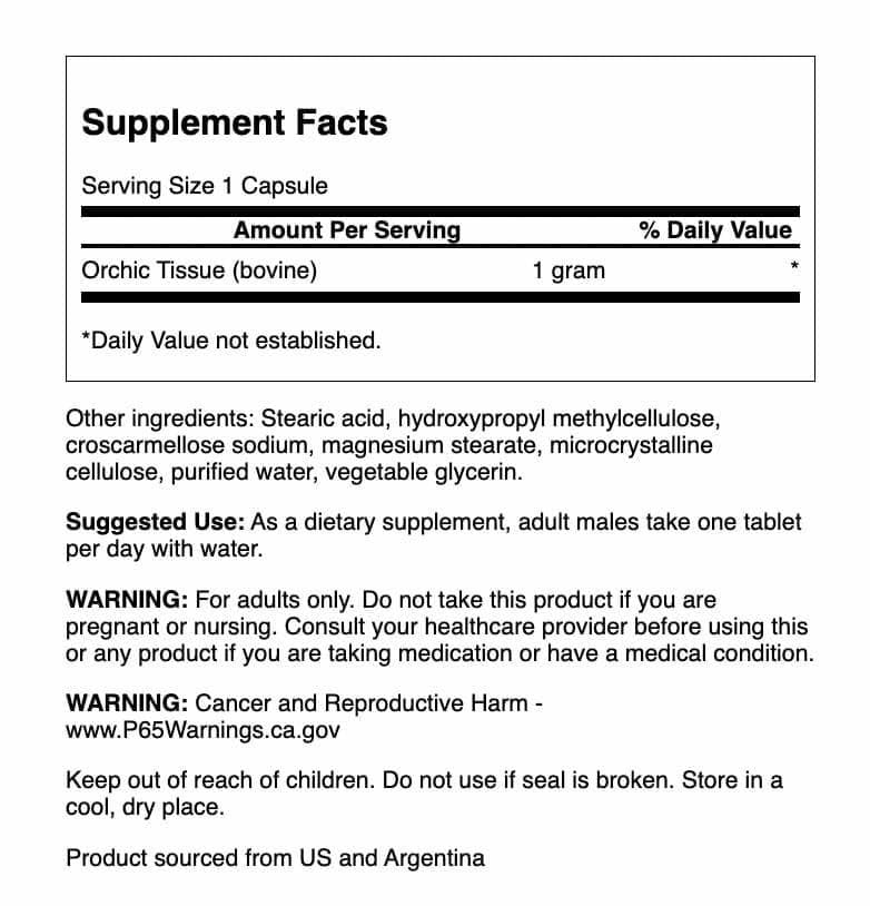 Swanson emballage et étiquette – informations claires sur le produit.