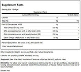 Swanson EFA Super EPA 100, gros plan sur les gélules molles faciles à ingérer.