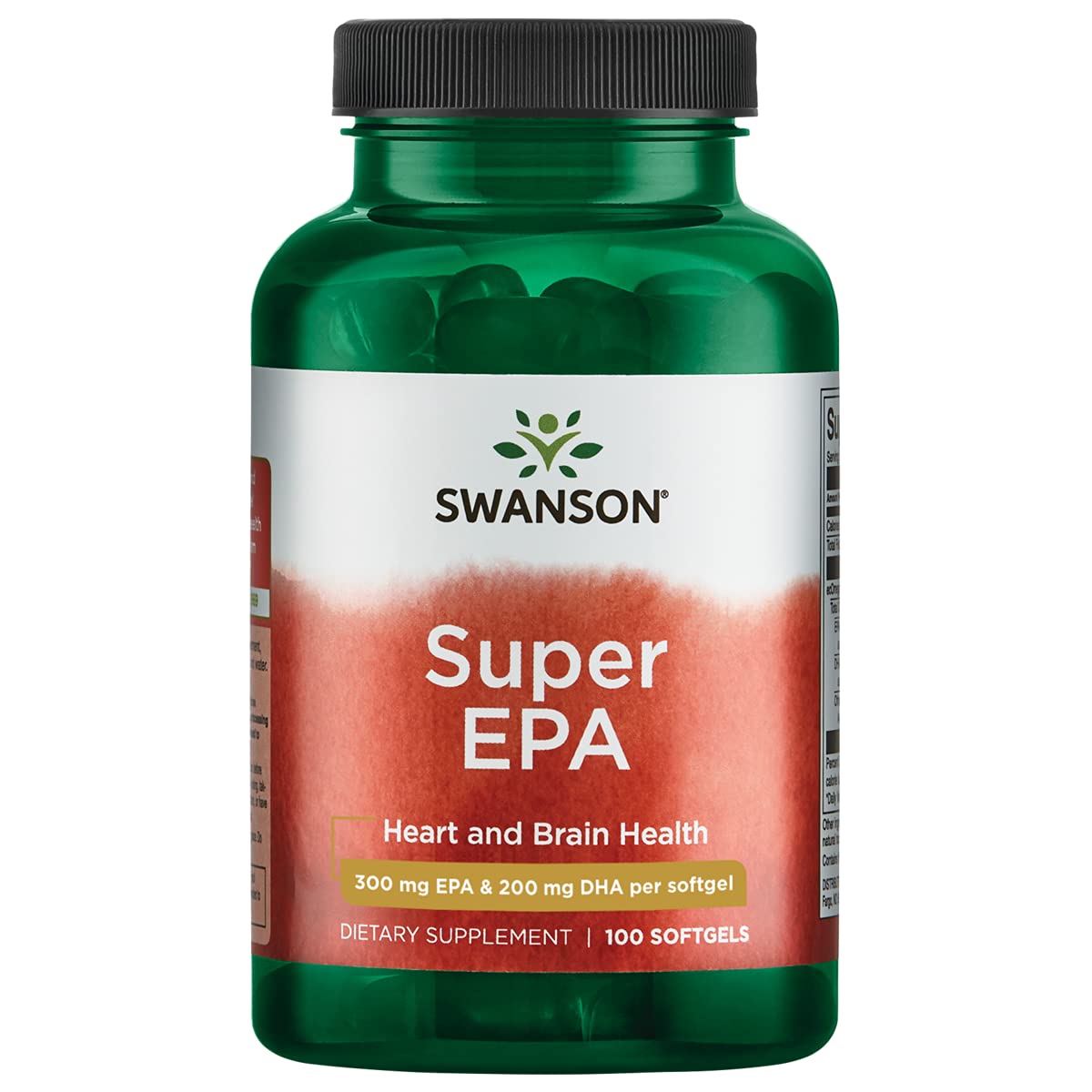 Swanson EFA Super EPA 100 gélules molles, source d'EPA et DHA pour la santé.