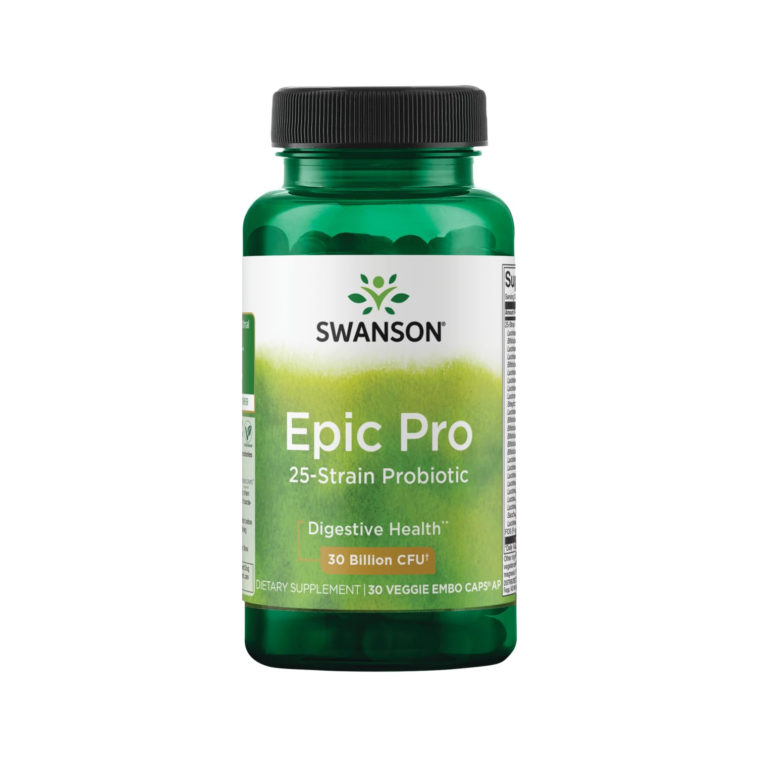 Swanson Epic-Pro: mélange Kyo-Dophilus pour une couverture bactérienne étendue.
