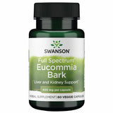 Capsules Swanson Écorce d'Eucommia : soutien potentiel à la vitalité quotidienne.