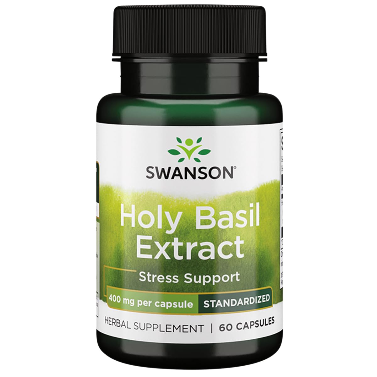 Swanson Extrait Basilic Sacré - capsules : soutien potentiel au bien-être quotidien