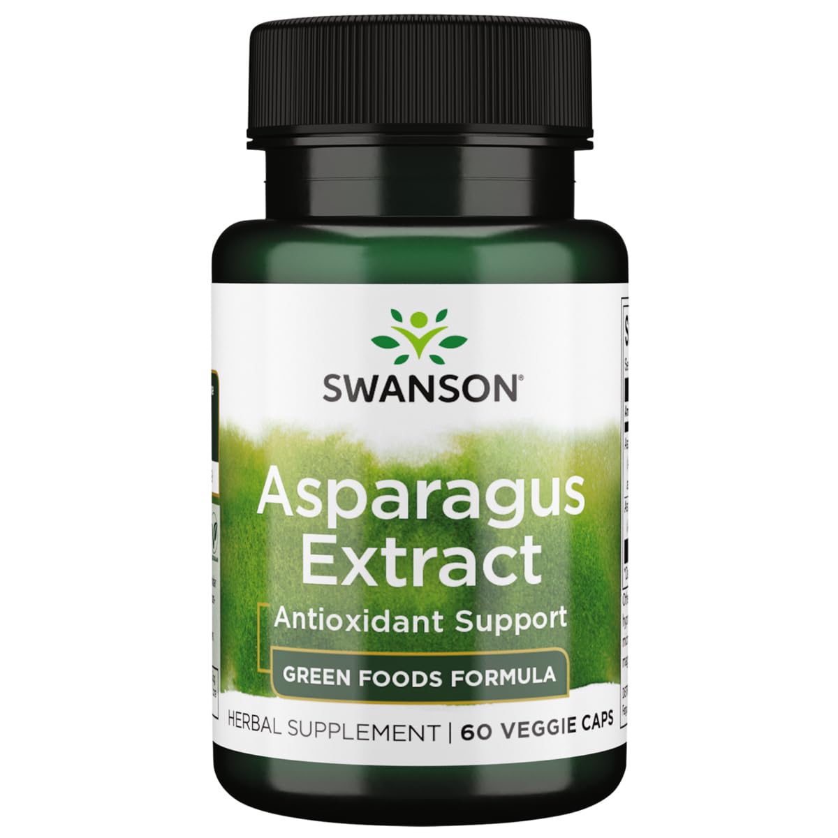 Swanson Extrait d’asperges en gélules végétales, soutien potentiel à l’équilibre hydrique.
