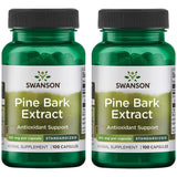 Swanson extrait écorce de pin en bouteille, soutien antioxydant potentiel quotidien.