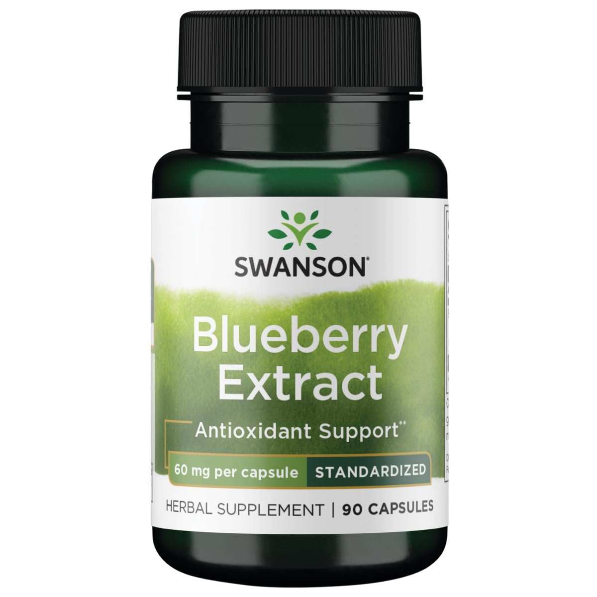 Swanson Extrait feuille myrtille, bouteille: protection antioxydante et soutien potentiel à la vision