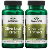 Swanson Extrait Feuille Olivier – capsules, oléuropéine 20% pour un soutien immunitaire potentiel.