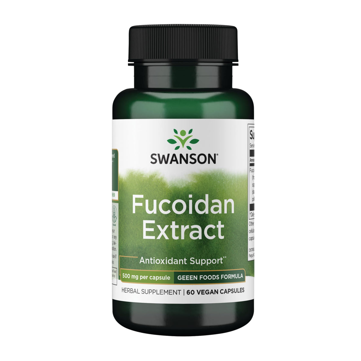 Bouteille Swanson fucoïdan extrait pour usage quotidien potentiel et pratique