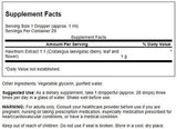 Gouttes mesurées de l'extrait Swanson baie d'aubépine pour dosage flexible