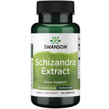 Swanson Schizandra Extrait 500 mg, bouteille de 60 capsules, soutien énergétique naturel