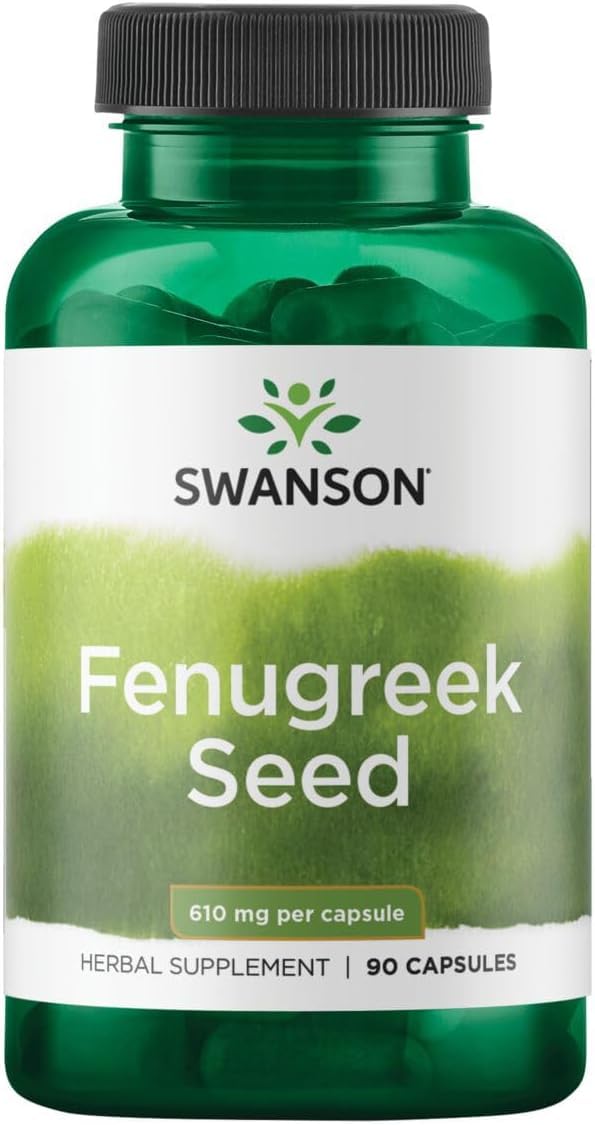 Swanson fenugrec, bouteille 610 mg, pratique pour l’usage quotidien des compléments naturels.