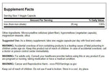 Swanson Fer Citrate 25 mg – capsules végétariennes faciles à avaler pour une supplémentation pratique