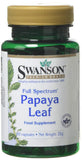 Swanson Feuille Papaye capsules: soutien digestif doux et pratique au quotidien