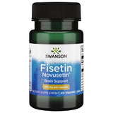 Swanson Fisetin, bouteille 30 capsules vegan, potentiel soutien de concentration
