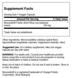 Swanson Fisetin: étiquette nutritionnelle Novusetin et aperçu du bien-être cognitif potentiel