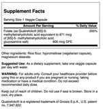 Swanson Folate 800 mcg – capsules végétales, idéal pour un apport quotidien flexible et végétarien.