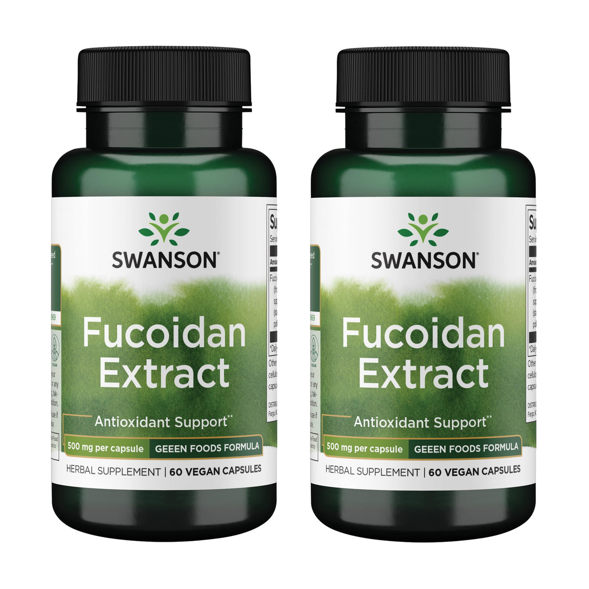 Swanson Fucoidan Extract, bouteille: soutien immunitaire naturel au quotidien.
