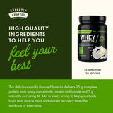 Swanson Full Potential Whey Vanille - cocktail protéique: arôme vanillé lisse pour récupération et énergie.