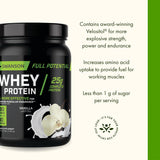 Swanson Full Potential Whey Vanille - versement rapide: préparation express pour collations post-entraînement.