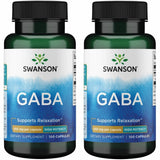 Swanson GABA – bouteille relaxante qui favorise le calme et le sommeil réparateur.