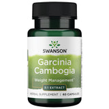 Gélule Swanson Garcinia Cambogia 5:1 sur plan de travail, bénéfice potentiel dans une routine saine