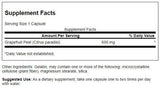 Swanson gélules peau pamplemousse plan rapproché, intégration facile dans programme de suppléments.