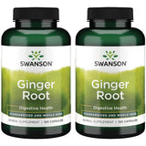 Swanson Gingembre-Racine: Bouteille standardisée, soutien digestif potentiel et rituel bien-être.
