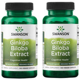 Swanson Ginkgo Biloba Extrait : capsule à libération retardée pour le soutien potentiel de la mémoire
