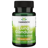 Swanson Glande pulmonaire brute – bouteille clairement étiquetée, pratique au quotidien.