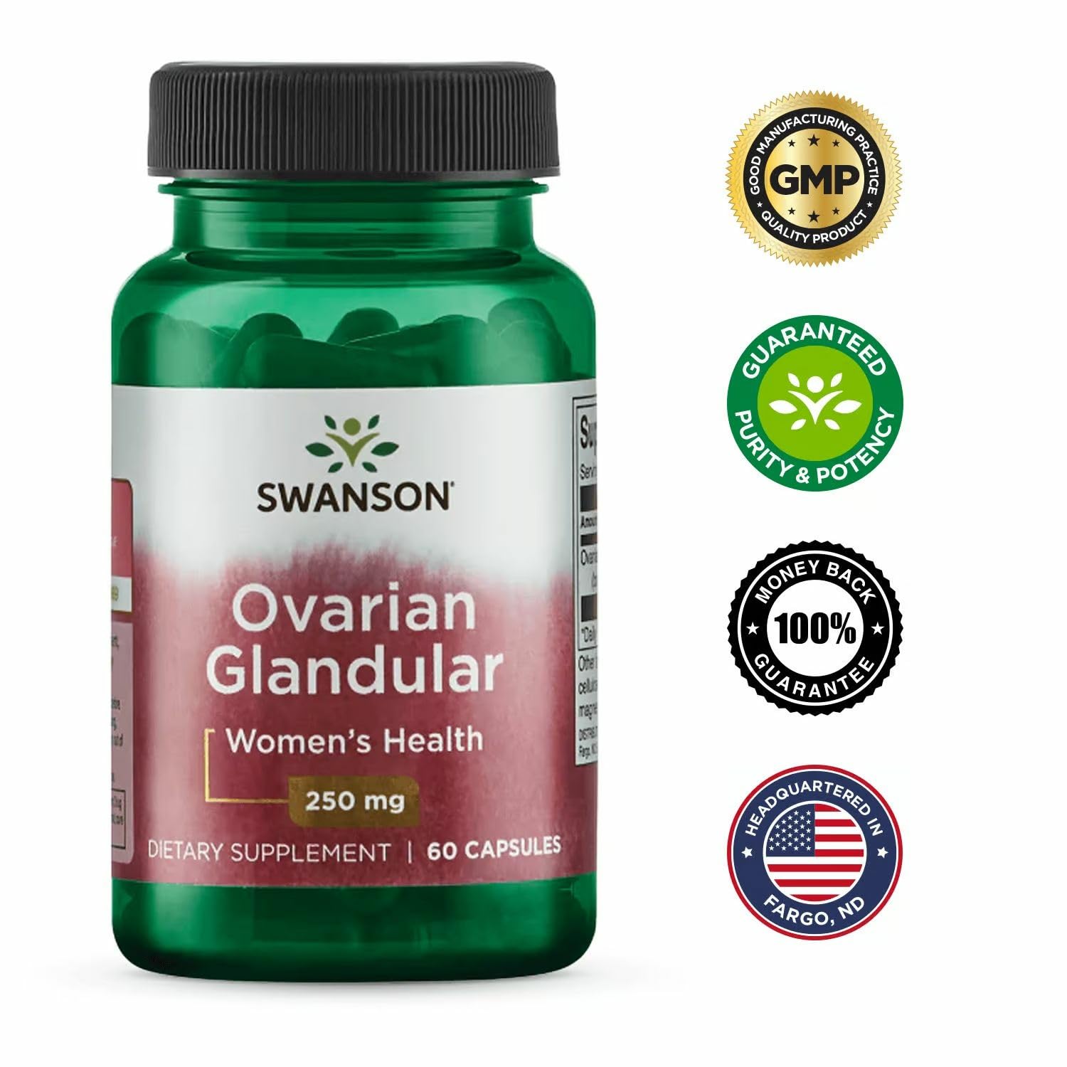 Swanson glandulaire ovarienne, ensemble quatre paquets pour une utilisation prolongée.