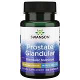 Swanson glandulaire prostatique, bouteille de 60 gélules, pratique pour la routine quotidienne.