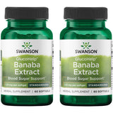 Swanson GlucoHelp Banaba : extrait banaba standardisé et acide corosolique 18%, soutien potentiel au métabolisme