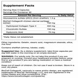 Swanson Glucosamine Collagène Type II, capsules, détails de texture et présentation