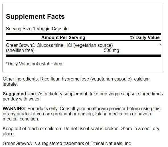 Swanson Glucosamine végétarien – flacons de gélules favorisant le confort articulaire au quotidien.