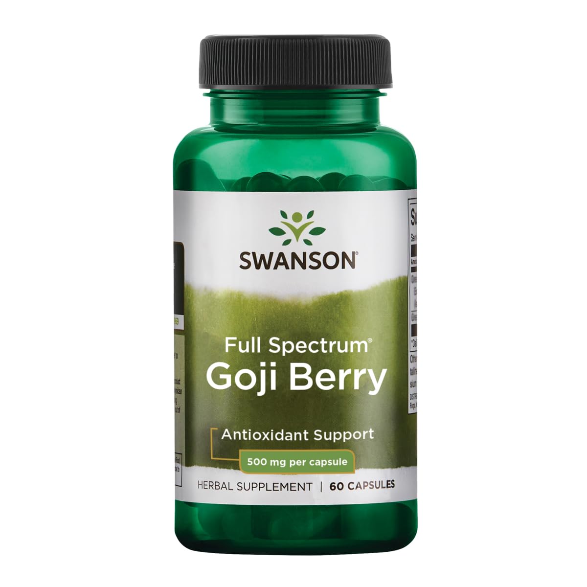 Swanson Goji Wolfberry gélules : soutien potentiel des yeux, du foie et des reins