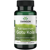Swanson Gotu Kola bouteille de 60 capsules prête à l'usage quotidien