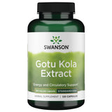 Swanson Gotu Kola, bouteille — soutien potentiel à la circulation et vitalité quotidienne.