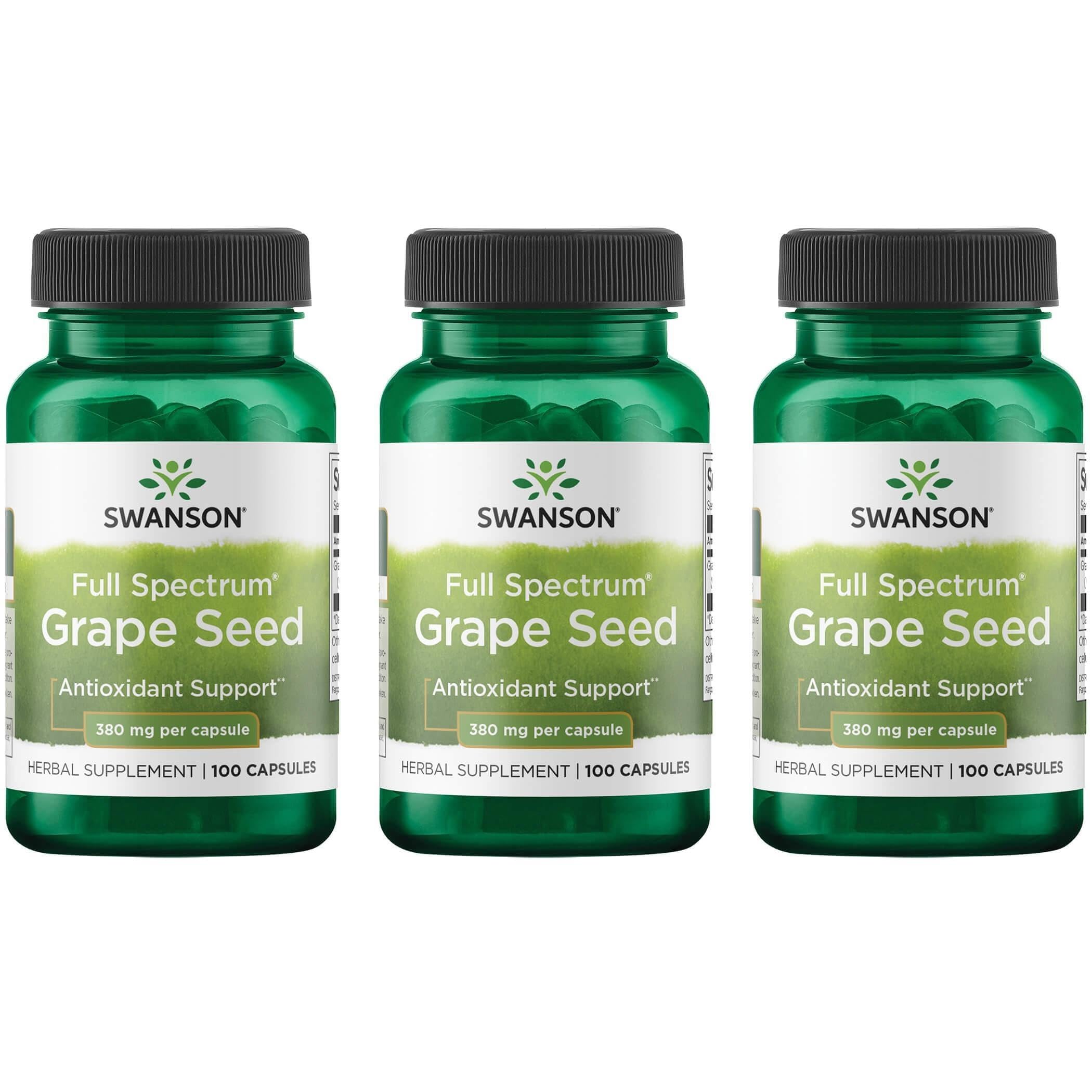 Swanson Graine de Raisin, bouteille: antioxydant potentiel pour la peau et le bien-être quotidien