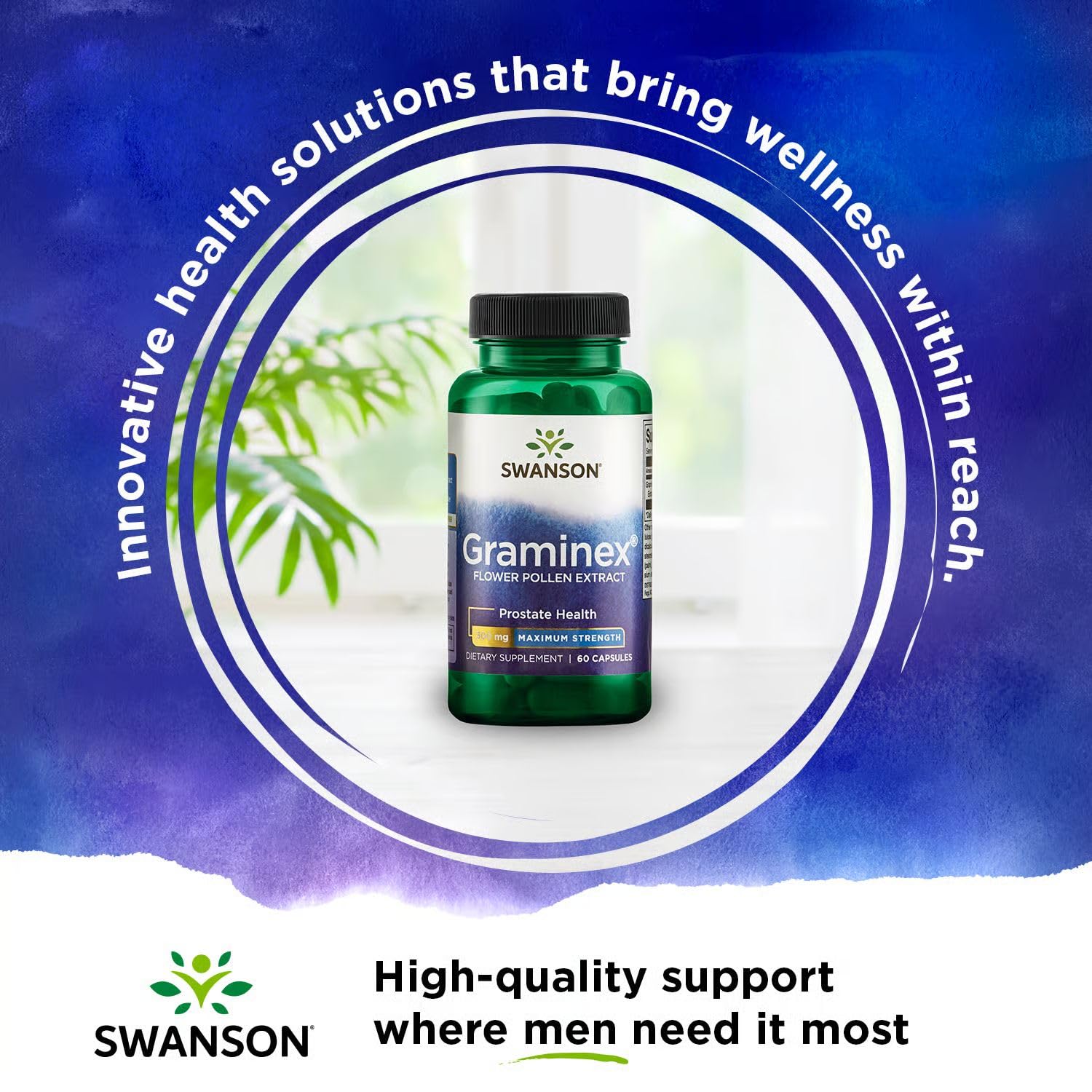 Swanson Graminex Emballage et boîte, aperçu clair des usages et de la traçabilité.