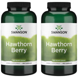 Swanson Hawthorn en capsules dans une bouteille, soutien potentiel à la circulation.