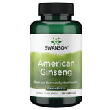 Swanson HERB Ginseng Américain en capsules: soutien à la vitalité générale.