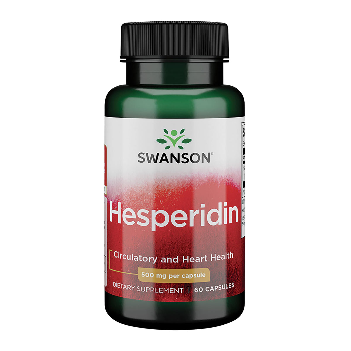 Swanson Hesperidin bouteille 500 mg, soutien potentiel à la circulation sanguine.