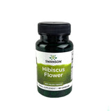 Capsules Swanson hibiscus dans une bouteille pratique pour une utilisation quotidienne.
