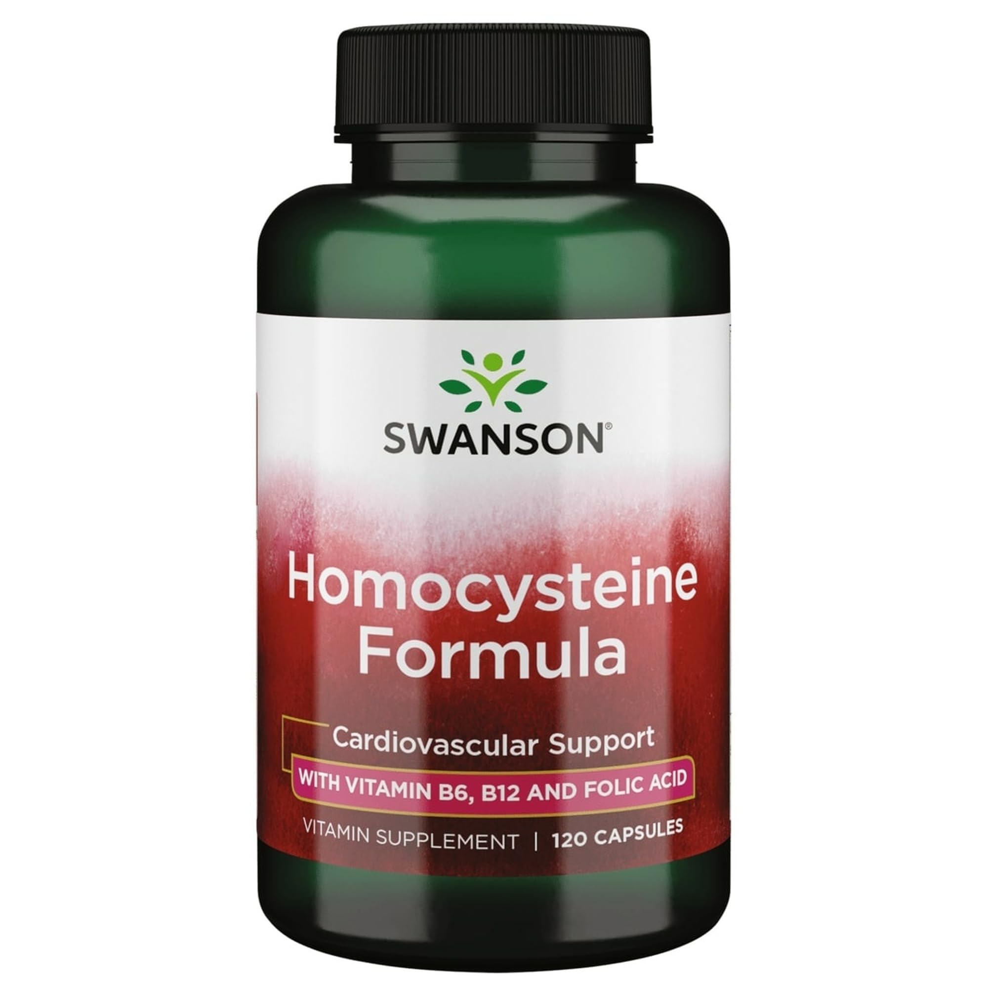 Swanson Homocystéine Formule, bouteille 120 capsules: usage quotidien pratique.