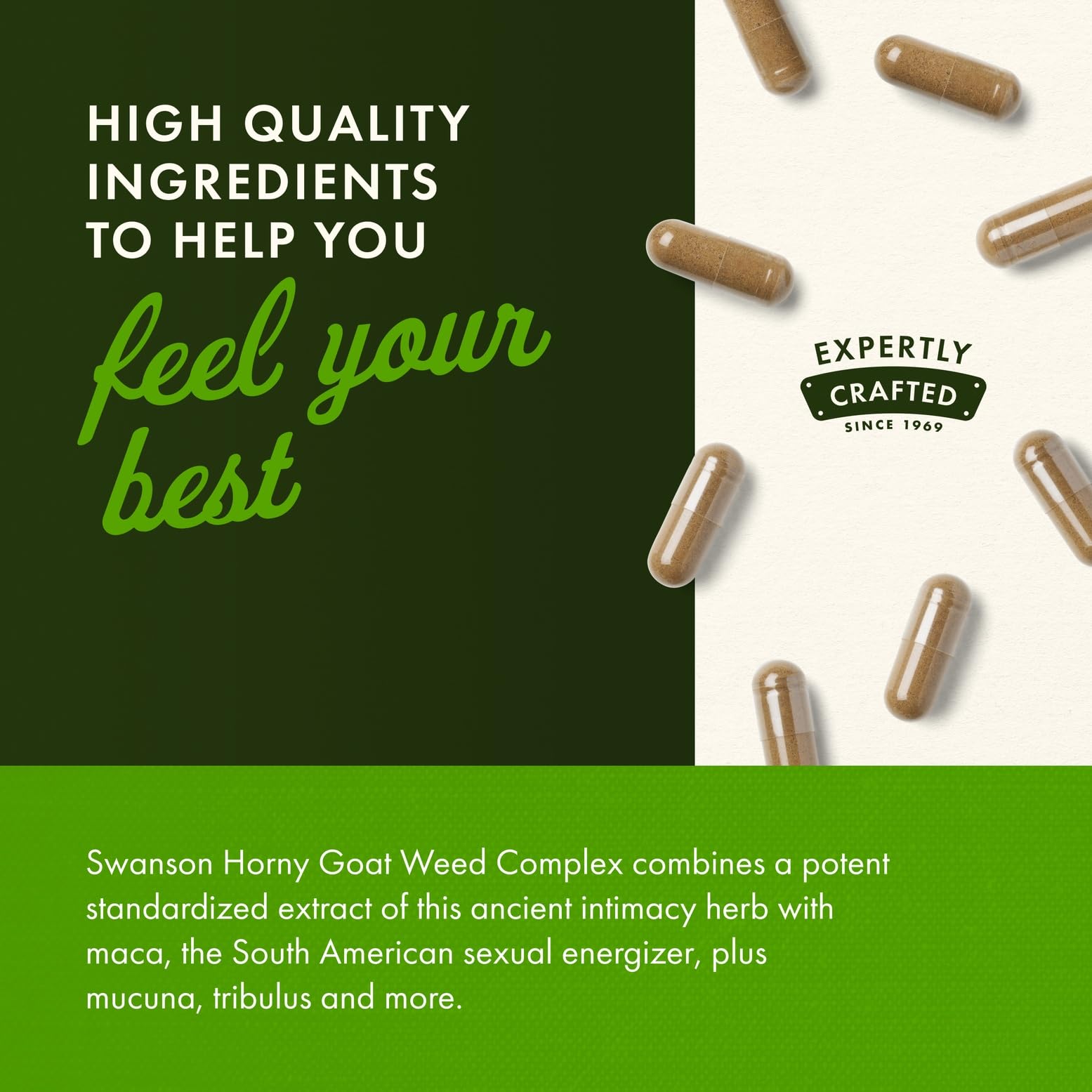 Swanson Horny Goat Weed Complex - traçabilité par laboratoires tiers et origine sûre.