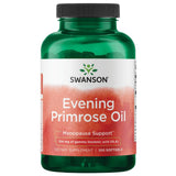 Flacon Swanson huile d'onagre 1300 mg, bouteille pratique pour usage quotidien.