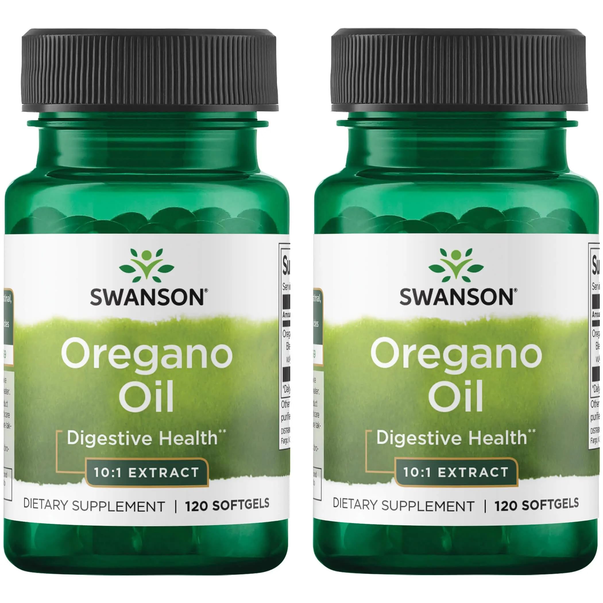 Swanson huile d'origan extrait 10:1 en bouteille, usage quotidien potentiel pour le bien-être.
