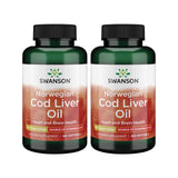 Swanson Huile de Foie de Morue – bouteille, source naturelle de vitamine A pour le bien-être