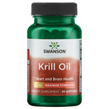 Swanson huile krill EFA Max Str bouteille – soutien potentiel à la peau et articulations.