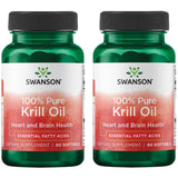 Swanson huile krill pur 500 mg – bouteille de gélules pour usage quotidien