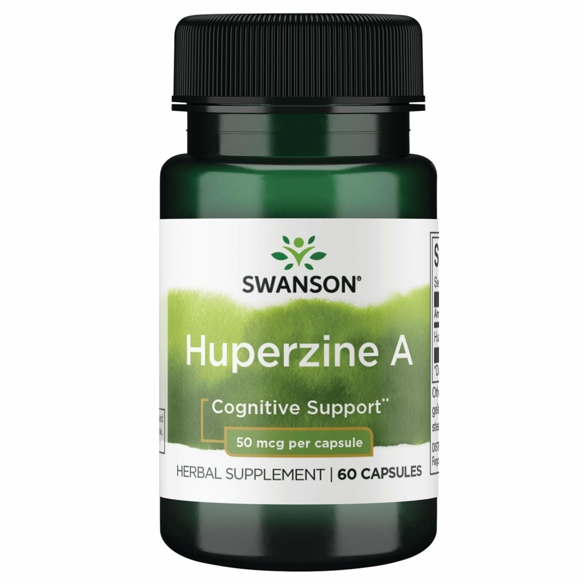 Swanson Huperzine A 50mcg capsules : soutien cognitif potentiel pour la concentration